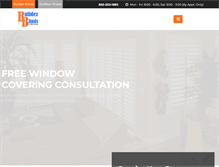Tablet Screenshot of builderblindsnwf.com